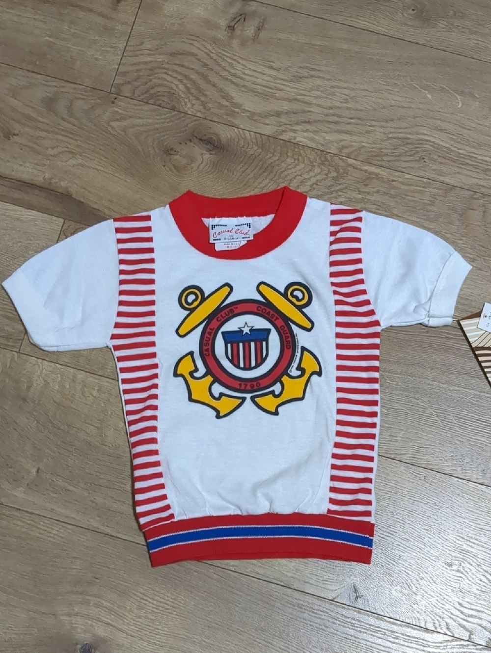 Vintage Pilgrim Sports Wear Casual Club  1980 kids shirt NWT Size 2T